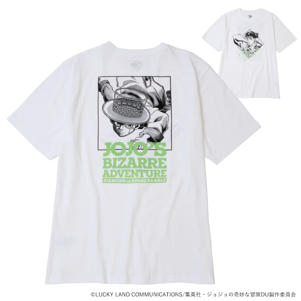 『ジョジョの奇妙な冒険 ダイヤモンドは砕けない』半袖Tシャツ クロ（集合）