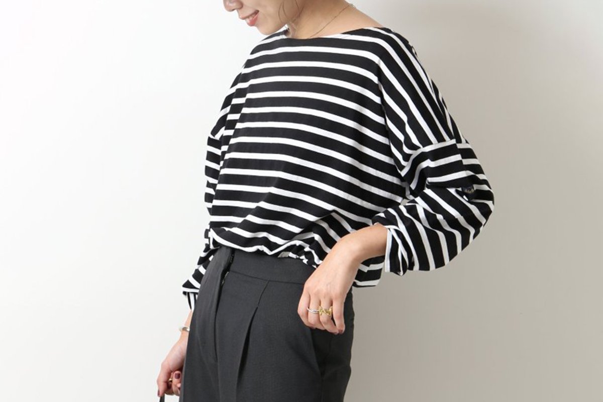 カラー別 晩夏 秋に取り入れたい大人のボーダーtコーデ ニフティニュース