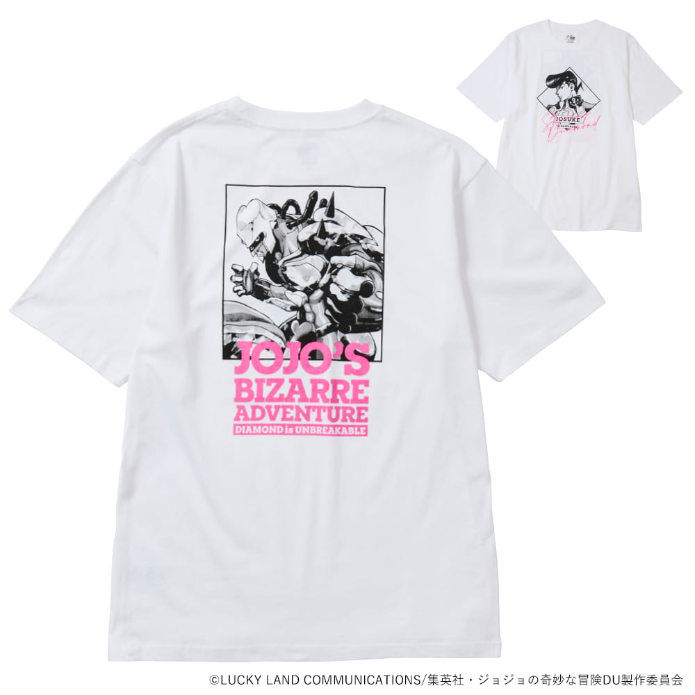 『ジョジョの奇妙な冒険 ダイヤモンドは砕けない』半袖Tシャツ クロ（集合）