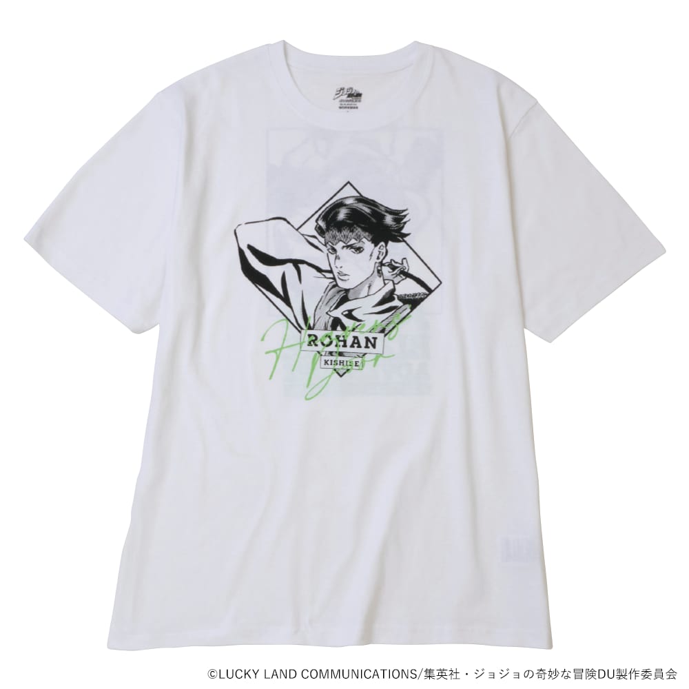 『ジョジョの奇妙な冒険 ダイヤモンドは砕けない』半袖Tシャツ クロ（集合）